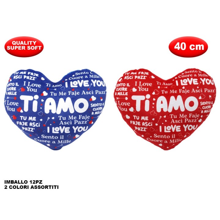 CUSCINO TI AMO MORBIDì CM 40