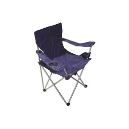SEDIA PIEGHEVOLE CAMPING BLU 51X51X83CM