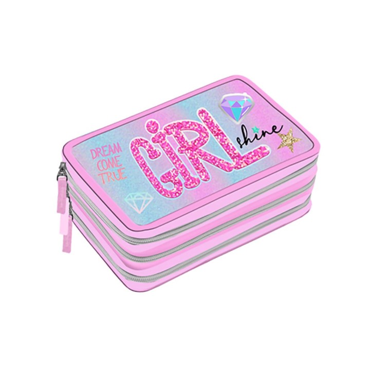 ASTUCCIO 3ZIP PLAYTOY GLITTER 1004P3275