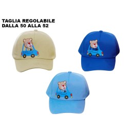 CAPPELLO CON VISIERA BIMBO 3 ASSORTITI