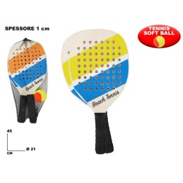 RACCHETTONI LEGNO BEACH TENNIS + SACCA