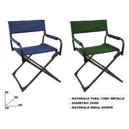 SEDIA REGISTA TOP TUBO 25MM