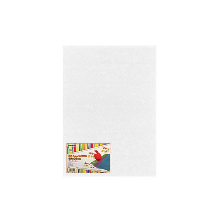 FOGLIO GOMMA EVA 40X60CM 2MM BIANCO