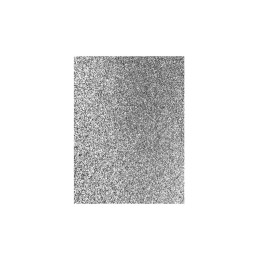 FOGLIO GOMMA EVA GLITTER 40X60CM 2MM ARG