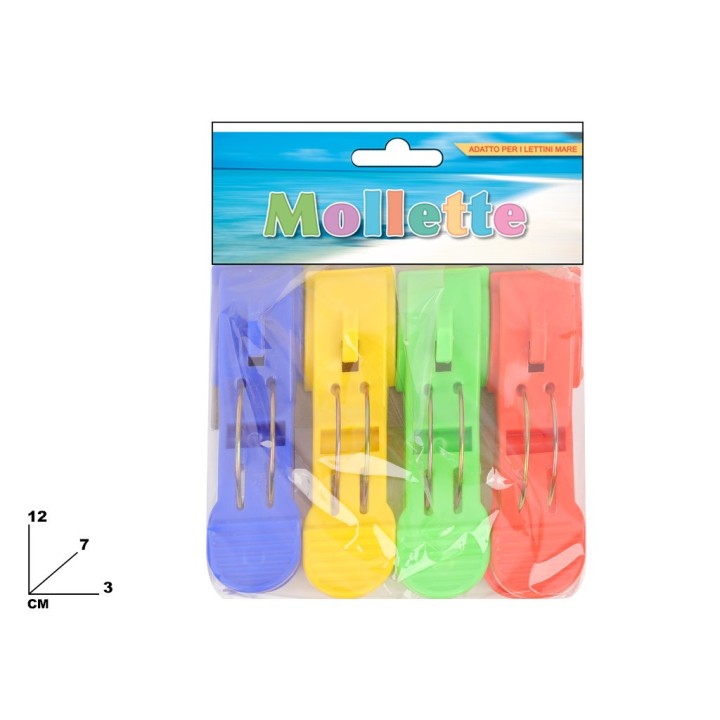 MOLLETTE PER TELO MARE 12X3CM