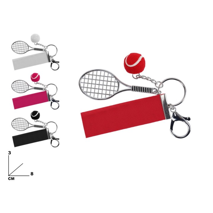 PORTACHIAVI RACCHETTA TENNIS