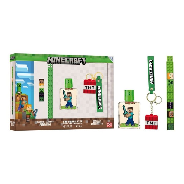 MINECRAFT SET EDT 50ML+BRACCIALE+PORTAC