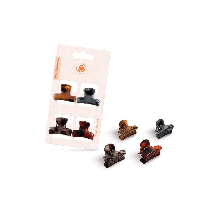 PINZETTA CAPELLI 4,5CM 5PZ