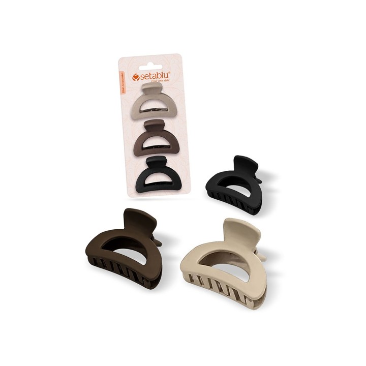PINZE PER CAPELLI CON SIRENA 3PZ