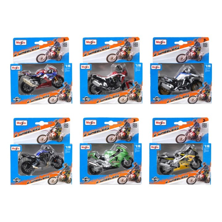 MAISTO MOTO STRADALE 1:18 ASS. 31300