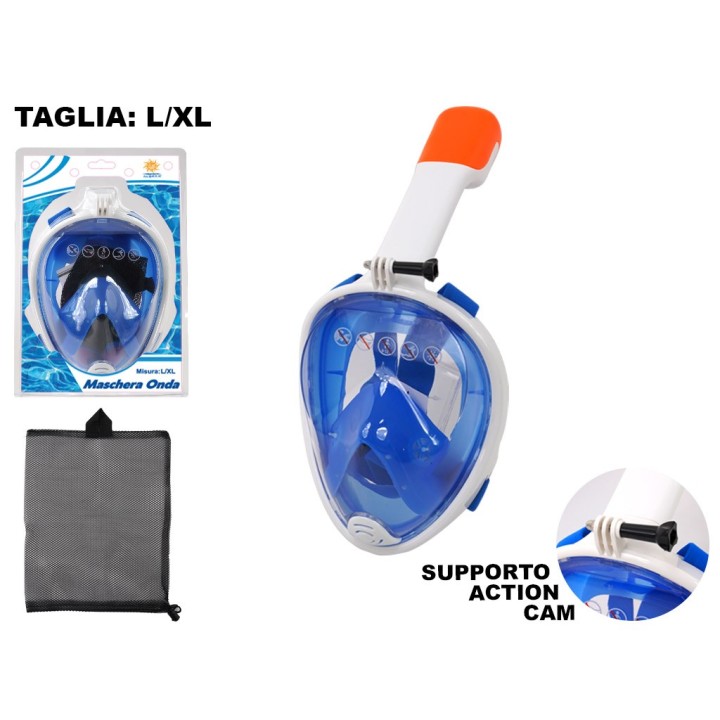 MASCHERA ONDA L/XL CON SACCA