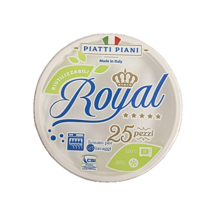 ROYAL PIATTI PIANI 25PZ